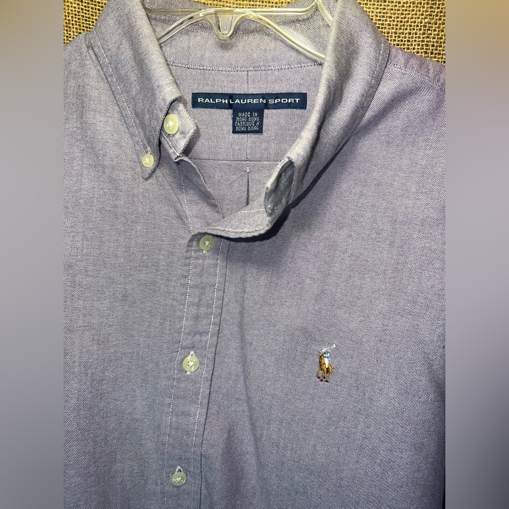 Ralph Lauren Purple Dress Shirt Oxford Style